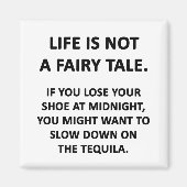 Het leven is geen feilloze taal magneet (Voorkant)