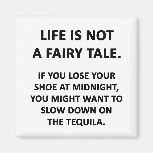 Het leven is geen feilloze taal magneet (Voorkant)