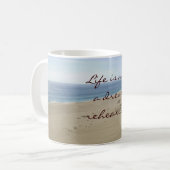 Het leven is geen mok voor een speciaal repetitief (Voorkant links)