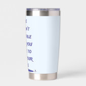 Het leven is geen oud verhaal dat levensontwerp sc geïsoleerde drinkbeker (Achterkant)