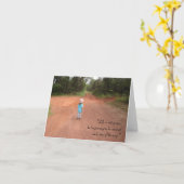 "Het leven is geen race..." - v2 Kaart (Gele Bloem)