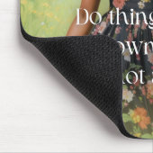 Het leven is geen ras zwarte vrouw kunst muismat (Hoek)