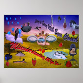 Het leven is gemakkelijk met gesloten ogen... poster (Voorkant)