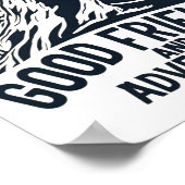 Het leven is geschikt voor goede vrienden, goede a poster (Hoek)