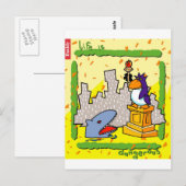 Het leven is Gevaarlijk Briefkaart (Voorkant / Achterkant)