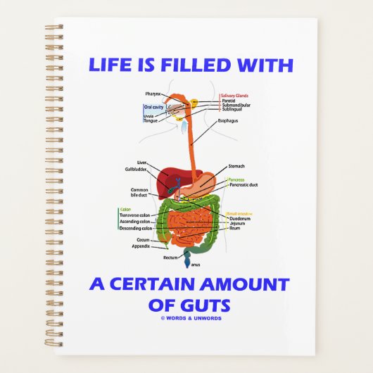 Het leven is gevuld met een bepaalde hoeveelheid l planner (Voorkant)