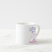 Het leven is geweldig als ik naar je kijk espresso kop (Voorkant rechts)