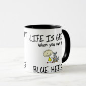 Het leven is geweldig Blue Heeler Mok (Voorkant rechts)