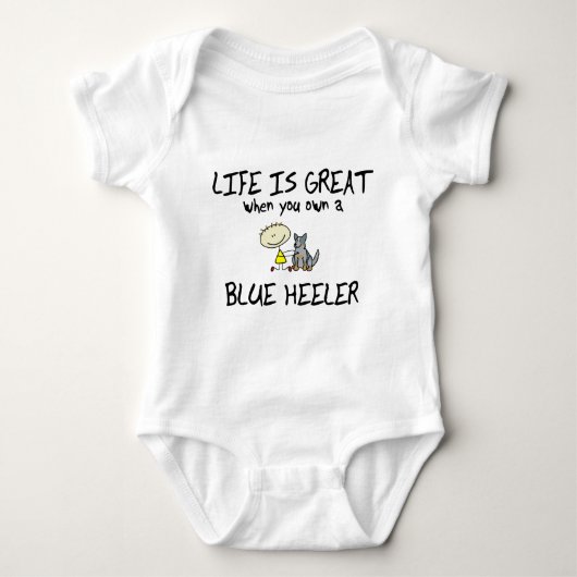 Het leven is geweldig Blue Heeler Romper (Voorkant)