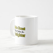 Het leven is geweldig...brandweerman koffiemok (Voorkant links)