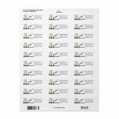 Het leven is geweldig Dock Jumping Etiket (Full Sheet)