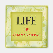 Het leven is geweldige magneet (Voorkant)