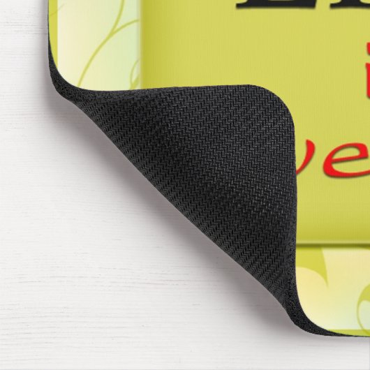 Het leven is geweldige muismat (Hoek)