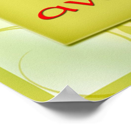 Het leven is geweldige poster (Hoek)