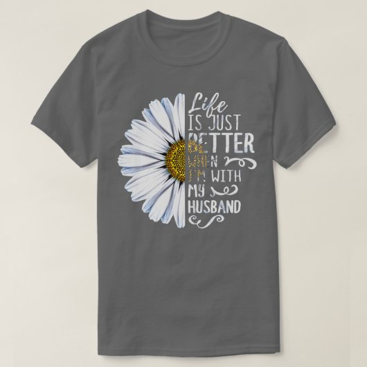 Het leven is gewoon beter als ik met mijn huis t-shirt (Design voorkant)