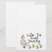 Het leven is gewoon duister briefpapier (Voorkant / Achterkant)