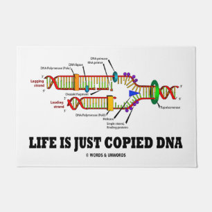 Het leven is gewoon gekopieerd DNA Molecular Biolo Deurmat