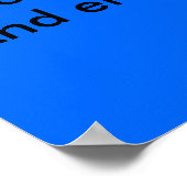 Het leven is goddelijke chaos. Zet hem in. Vergeef Poster (Hoek)