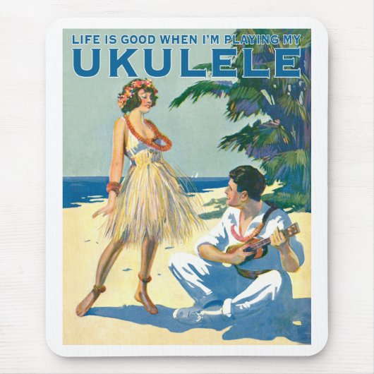 Het leven is goed #2 Mousepad Muismat (Voorkant)