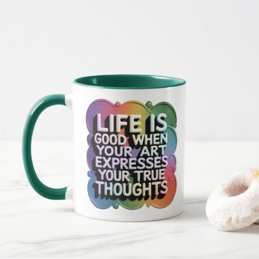 HET LEVEN IS GOED ALS DE SERIE...... MOK (Met donut)