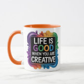 HET LEVEN IS GOED ALS JE CREATIEVE MOK BENT (Links)