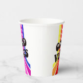 Het leven is goed. Good Vibes Papieren Bekers (Rechts)