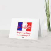 Het leven is Goed!  Haal voordeel uit het - het Kaart (Achterkant)