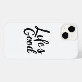 Het leven is goed i-Phone Case (Achterkant (horizontaal))