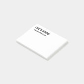 Het leven is goed. Je moet er een krijgen. Post-it® Notes (Schuin)