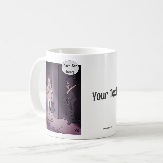 Het leven is goed koffiemok (Voorkant links)