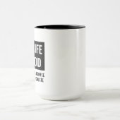 Het leven is goed Motivatie en Inspirerend Mok (Midden)