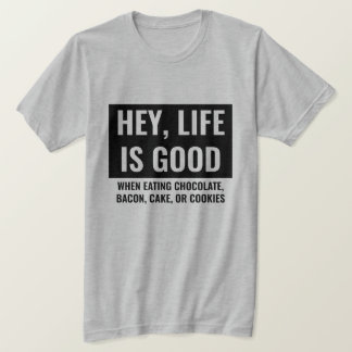 Het leven is goed Motivatie en Inspirerend T-shirt