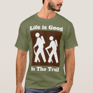 Het leven is goed op het spoor t-shirt