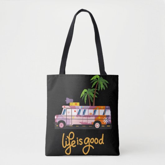 Het leven is goed tote bag (Voorkant)