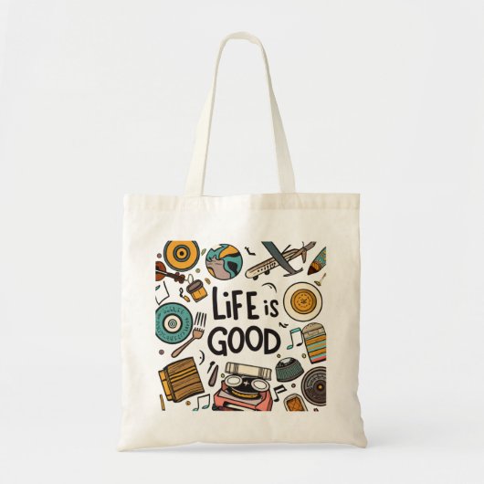 het leven is goed tote bag (Voorkant)
