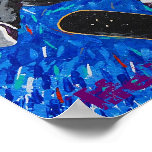 het leven is goed vandaag poster (Hoek)