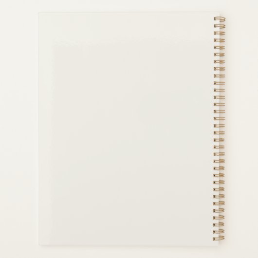 Het leven is goede bevestiging groene Oerwoud blad Planner (Achterkant)