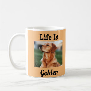 Het leven is Golden Champion Golden Retriever Koffiemok