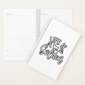 Het leven is Golden. Golden Retriever Design Ideeë Planner (Display)