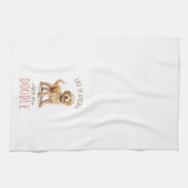 Het leven is Golden met een Doodle Theedoek (Horizontaal)