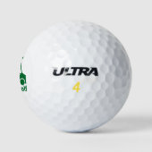 het leven is golf , golfballen (Logo)