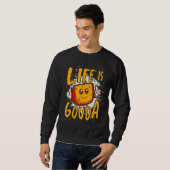 Het leven is Gouda Cheesy Cheese Trui (Voorkant volledig)