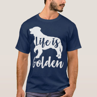 Het leven is gouden repetiever t-shirt