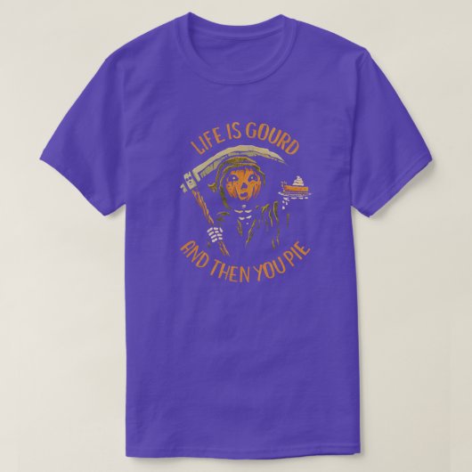 Het leven is Gourd T-shirt (Design voorkant)