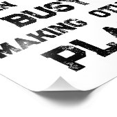 Het leven is... Grappig Motivatie citaat Foto Afdruk (Hoek)