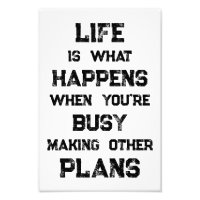 Het leven is... Grappig Motivatie citaat