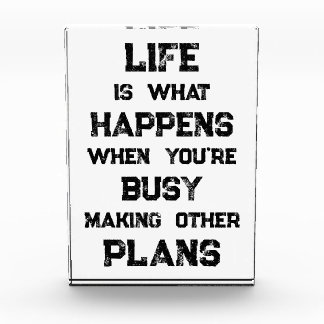 Het leven is... Grappig Motivatie citaat Fotoblokken