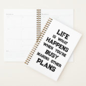 Het leven is... Grappig Motivatie citaat Planner (Display)