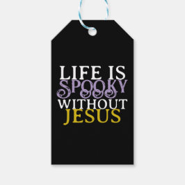 HET LEVEN IS GRIEZELIG ZONDER JESUS CADEAULABEL