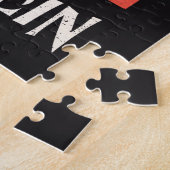 Het leven is grimmig grappig maaier grappige sarca legpuzzel (Zijkant)